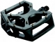 PED 77 S P. Pedali Bmx in alluminio Pro nero con perno sottile 1/2
