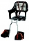 SEG 07 N Seggiolino Gatto al piantone con scarpetta nero(conforme EN 14344)