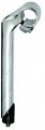 PIA 07 Piantone in alluminio silver estensione 60mm, ø 22 mm, alto 180 mm
