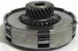 ART.5979 Gruppo frizione completo montato NORMALE con 3 dischi sughero e 2 di acciaio VESPA PE 200-RALLY
