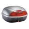 ART. K42 BAULETTO PER MOTO lt.42 nero goffrato completo di piastra K628