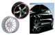 ART.10355 WHEEL TRIM Stripe per cerchi auto con applicatore, kit per 4 cerchi adesivo 3M BLU mm 5 x 6m