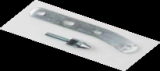 ART.Z/48 Piastra Dx-Sx per specchio e parabrezza - zincata Vespa PX tutti i modelli - Vespa PK Mirror plate for mirror and windshield