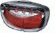 FA 81 Fanale a batterie al portapacco con 5 led LUSSO (2 batterie BA 12 incluse)
