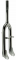 FO 23 Forcella Bmx grezza canotto da 22 mm