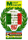 MN05 ADESIVO MINARELLI-CAMPIONATO ITALIANO 1967