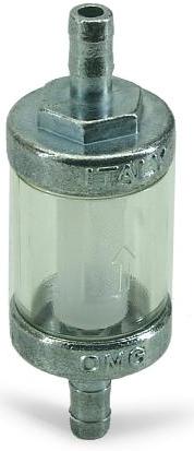 ART.910 FILTRO BENZINA CROMATO DIAM. mm.6