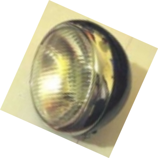 ART.F505 - Faro anteriore completo ø 105 adattabile Guzzino Tipo B ART.F505 - Faro anteriore completo ø 105 adattabile Guzzino Tipo B