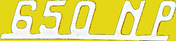 ART.G121 Scritta cromata “650 NP” per cruscotto per FIAT 500 GIANNINI ART.G121 Scritta cromata “650 NP” per cruscotto per FIAT 500 GIANNINI