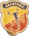 ART.A052 Distintivo Abarth grande(h.28.5 mm)