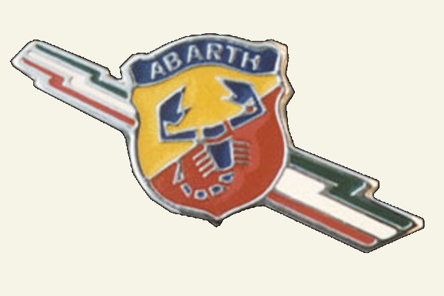 ART.A063	Stemma Abarth lampo tricolore smaltato per parafanghi posteriori