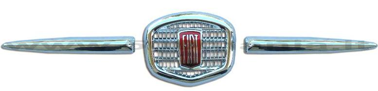 ART.C341 MASCHERINA COMPLETA IN OTTONE CROMATA PER FIAT 500 D e F ART.C341 MASCHERINA COMPLETA IN OTTONE CROMATA PER FIAT 500 D e F