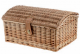 CE 94 P Cassettina Piccola in vimini naturale con coperchio (cm. 36x23xh16)