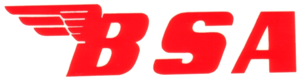 BS06 ADESIVO BSA rosso mm 145 x 35 BS06 ADESIVO BSA rosso mm 145 x 35