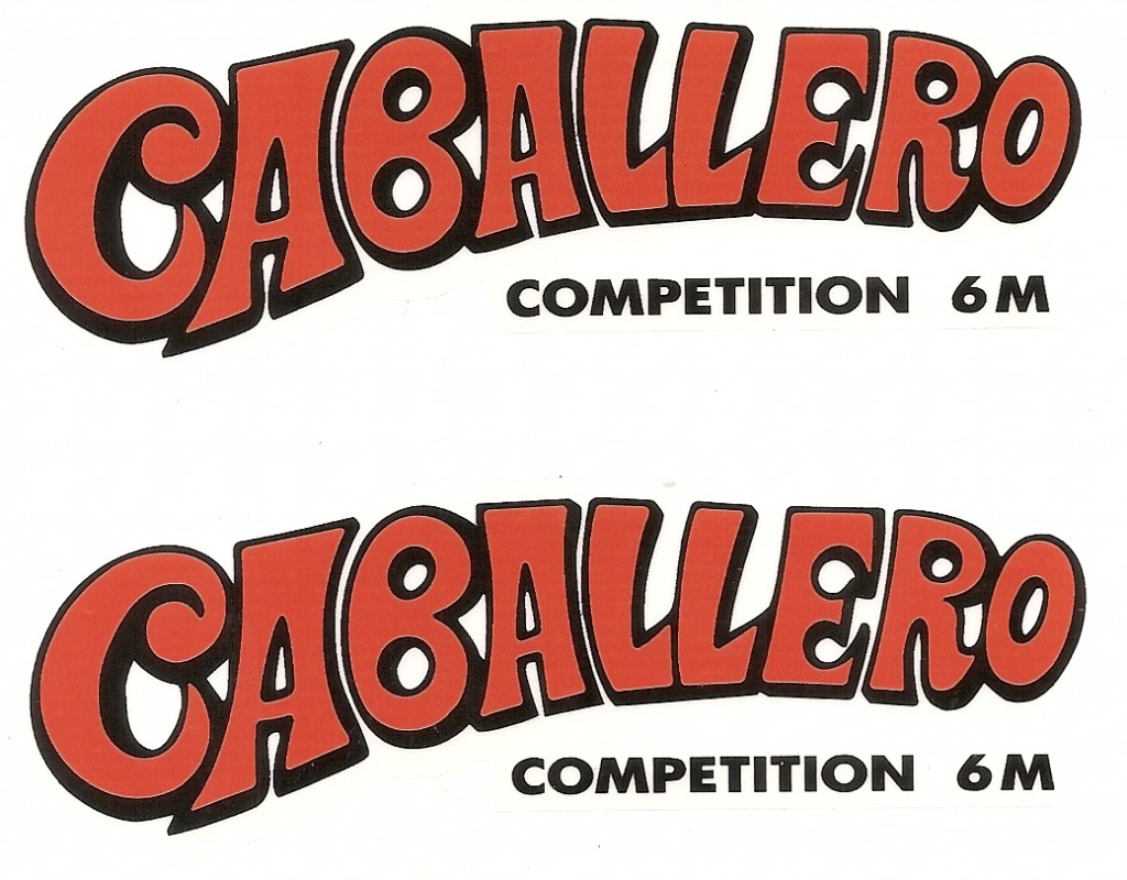 FA08 ADESIVO FANTIC ''CABALLERO COMPETION 6 M''(LA COPPIA) FA08 ADESIVO FANTIC ''CABALLERO COMPETION 6 M''(LA COPPIA)