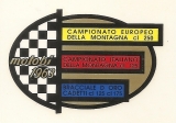 MT06 ADESIVO MOTOBI CAMPIONATO EUROPEO DELLA MONTAGNA  70x45 mm