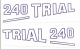 FA06 ADESIVO FANTIC ''240 TRIAL ''(LA COPPIA)