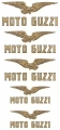 MG05 ADESIVO MOTO GUZZI (FOGLIO COMPLETO CON CINQUE ADESIVI)