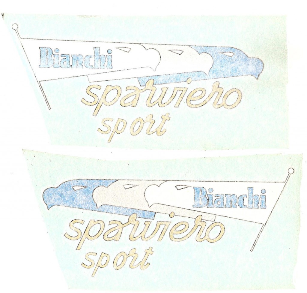 BI 14 ADESIVO BIANCHI SPARVIERO SPORT