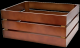 CE 74 M Cesto in legno marrone  Parigi (cm.43x33xh199 )con fondo rinforzato