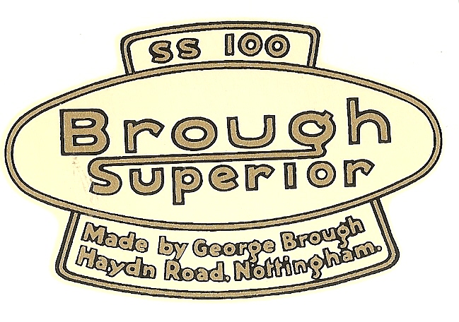 BR01 ADESIVO BROUGH SUPERIOR BR01 ADESIVO BROUGH SUPERIOR