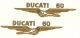 DU 24 TRIS   ADESIV0 DUCATI 60(LA COPPIA)