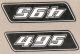 KT21quadris ADESIVO KTM 495  (la coppia_)