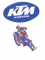 KT35 ADESIVO  KTM AUSTRIA (la coppia)