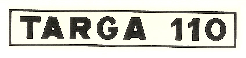 OS10 ADESIVO OSCAR TARGA 110 OS10 ADESIVO OSCAR TARGA 110
