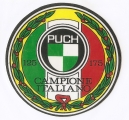 PU05 ADESIVO PUCH CAMPIONE ITALIANO-125/175