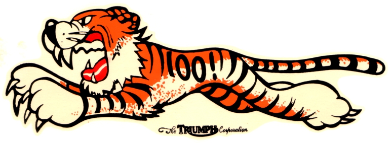 TR08 ADESIVO TRIUMPH-: Dimensioni/Dimensions: 190 x 70 mm. TR08 ADESIVO TRIUMPH-: Dimensioni/Dimensions: 190 x 70 mm.
