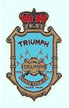 TR10BIS ADESIVO TRIUMPH ''COVENTRY''