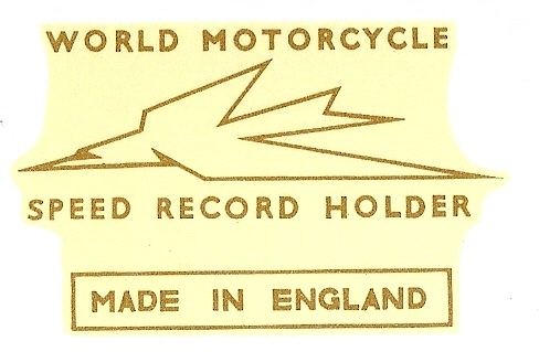 TR16 ADESIVO TRIUMPH''WORLD MOTOCYCLE'' TR16 ADESIVO TRIUMPH''WORLD MOTOCYCLE''