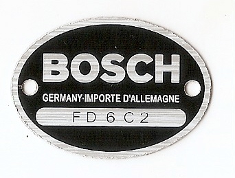 BOSCH ADESIVO BOSCH(targhetta per clacson)