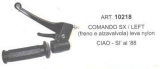 ART.10218 COMANDO SX/LEFT(freno e alzavalvola) leva nylon-SI' al '88