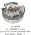 ART.5570-K KIT MASSETTE(montato e composto da  art.5570 + campanetta e molle) CIAO-BRAVO-BOXER-SI'