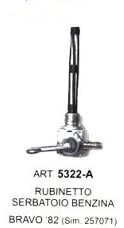 ART.5322-A RUBINETTO SERBATOIO BENZINA BRAVO '82 ART.5322-A RUBINETTO SERBATOIO BENZINA BRAVO '82