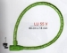 LU 55 V Lucchetto Pitone doppio blindo Trendy 80 cm x 18 mm verde