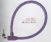 LU 55 L Lucchetto Pitone doppio blindo Trendy  80 cm x 18 mm viola