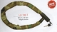 LU 130 T Lucchetto a catena Blindo 80 cm x 6 mm maglia tonda in tessuto mimetico