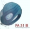 ART.FA 31 B Fanalino in silicone UFO blu anteriore con 2 Super Led bianco (batt.incl.)