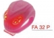 ART.FA 32 P Fanalino in silicone UFO rosa posteriore con 2 Super Led rosso (batt.incl.)
