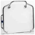 ART.48/H2 Salvascudo ant.  univ.  con gemme cromato pezzo unico per Vespa e Lambretta