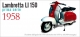 Art.  E 110/D Impianto elettrico Lambretta LI 150 - 1a, 2a,3a. Serie ,Lambretta TV 175 - 2a,3a Serie