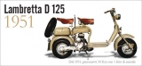 Art.  E 104 Impianto elettrico Lambretta 125 D, LD 125, E 125, F 125, con predisposizione stop