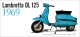 Art. E 117 Impianto elettrico Lambretta DL 125    Prima versione 1969 fino met 1970    Impianto elettrico senza batteria