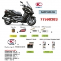 KIT TAGLIANDO KYMCO DOWNTOWN 300 sintered OLIO IPONE