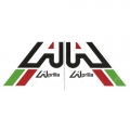 ADESIVO APRILIA pvc per serbatoio ART. A1CP dimensioni:  105 x 75 mm