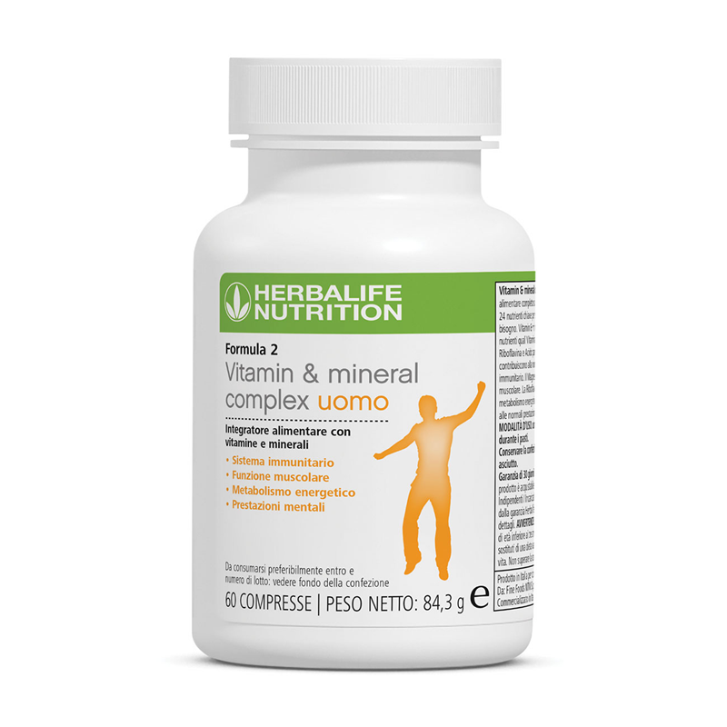 Formula 2 Vitamin & Mineral Complex Uomo 60 Compresse
